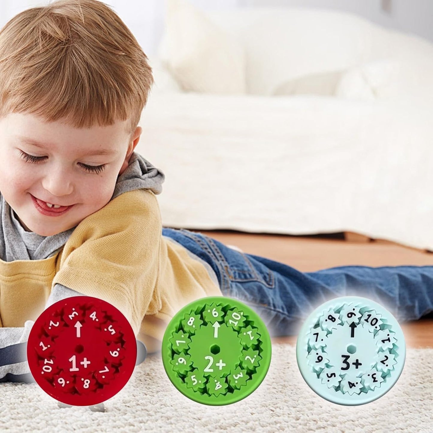 Jucărie Educațională Fidget Spinner de Matematică pentru copii