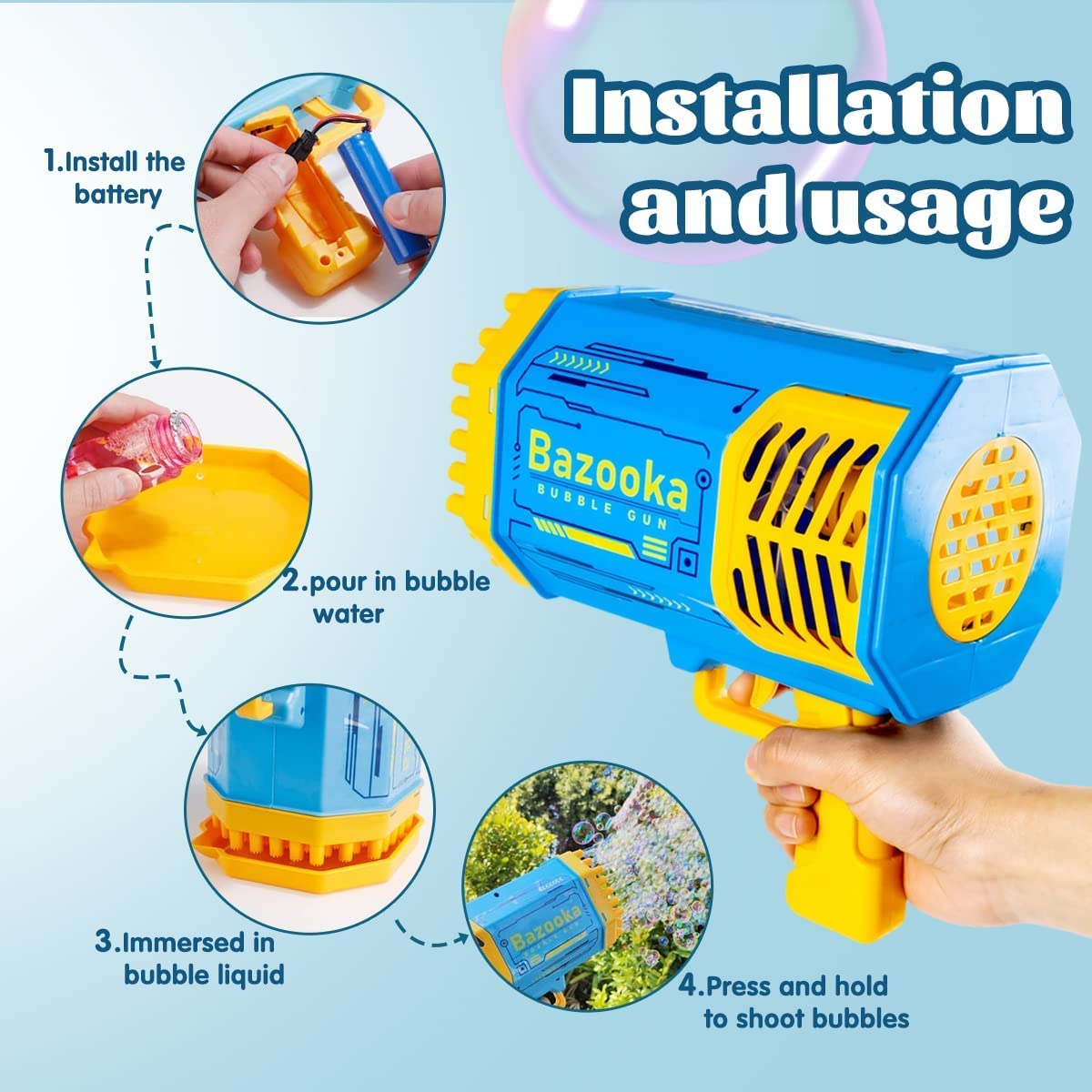 Bazooka Bubble Gun