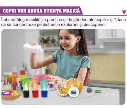 Laboratorul de Știință din Bucătărie – 16 Experimente STEM