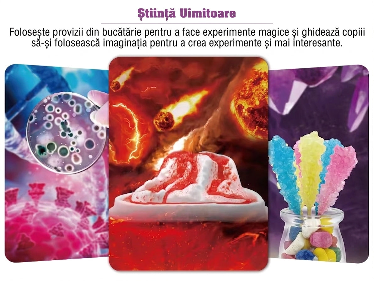 Laboratorul de Știință din Bucătărie – 16 Experimente STEM