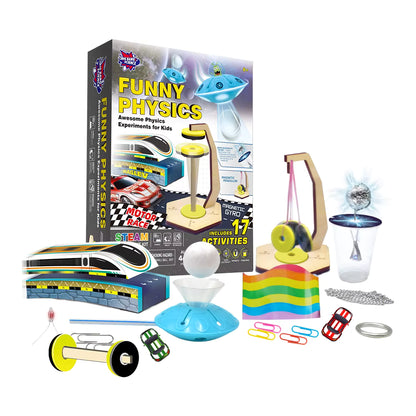 Kit STEM Fizică Distractivă – 17 Experimente Interactive pentru Copii 8+