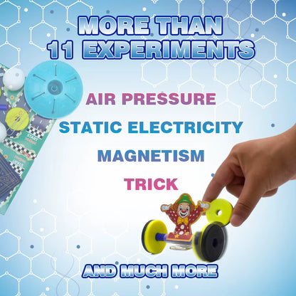 Kit STEM Fizică Distractivă – 17 Experimente Interactive pentru Copii 8+
