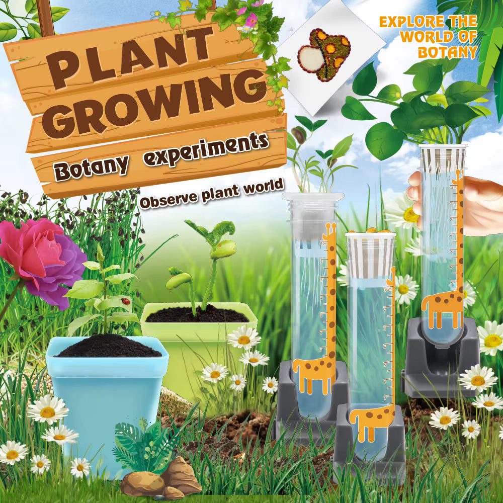 Kit STEM Botanică – Creșterea Plantelor | 19 Experimente Educaționale pentru Copii 6+