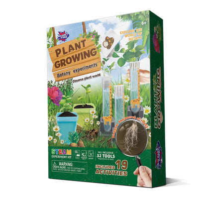 Kit STEM Botanică – Creșterea Plantelor | 19 Experimente Educaționale pentru Copii 6+