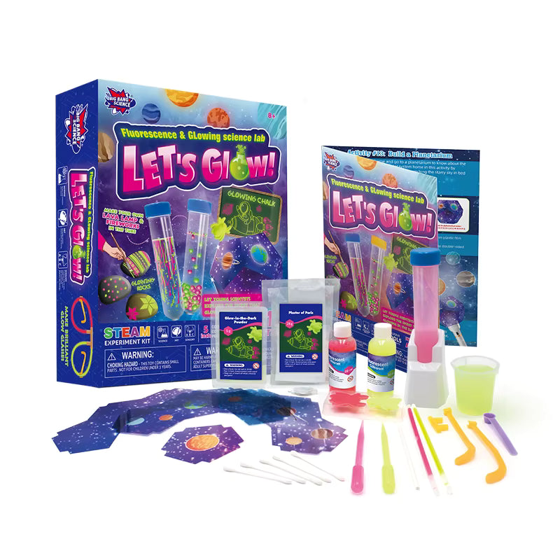 Laboratorul Luminii – Kit STEM cu 13 Experimente Fosforescente